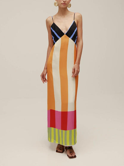 Bengal Multi Paloma Maxi Dress - Veska 