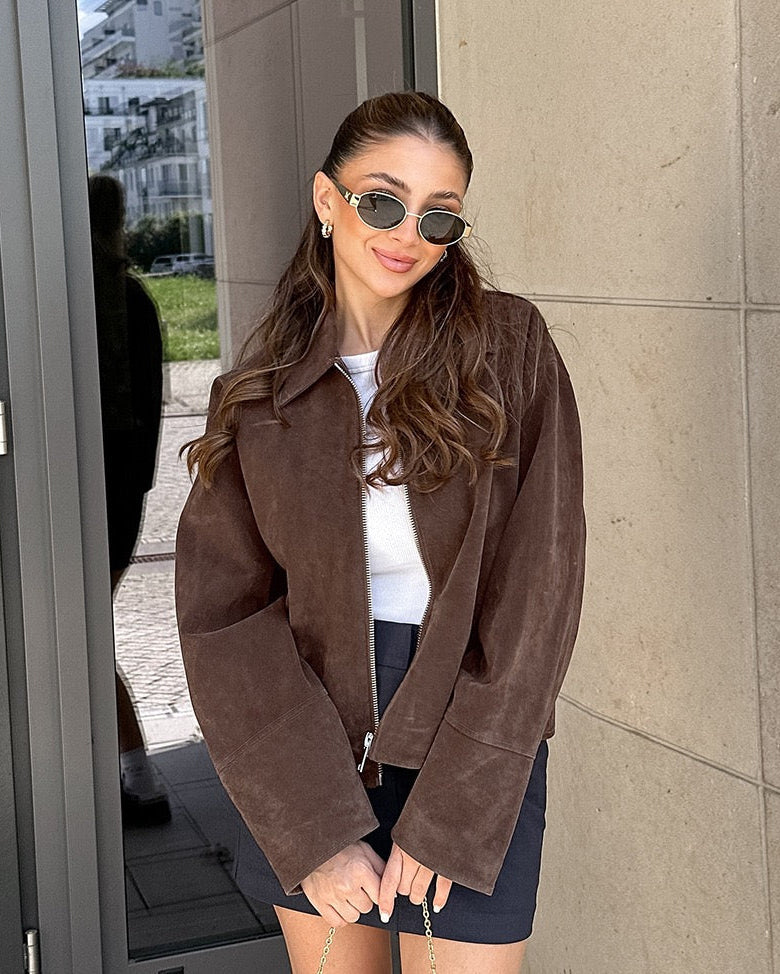 ARIA | Crush Suede Jacket - Veska 