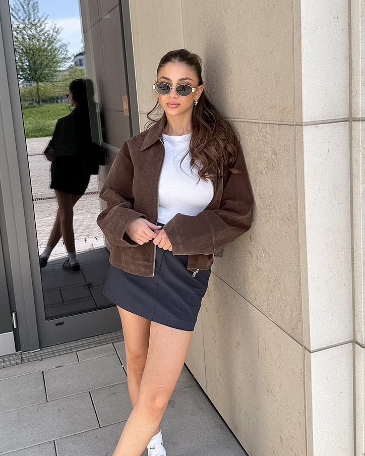 ARIA | Crush Suede Jacket - Veska 