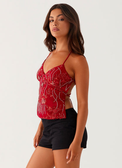 ARIA | Sequin Cami Top - Veska 