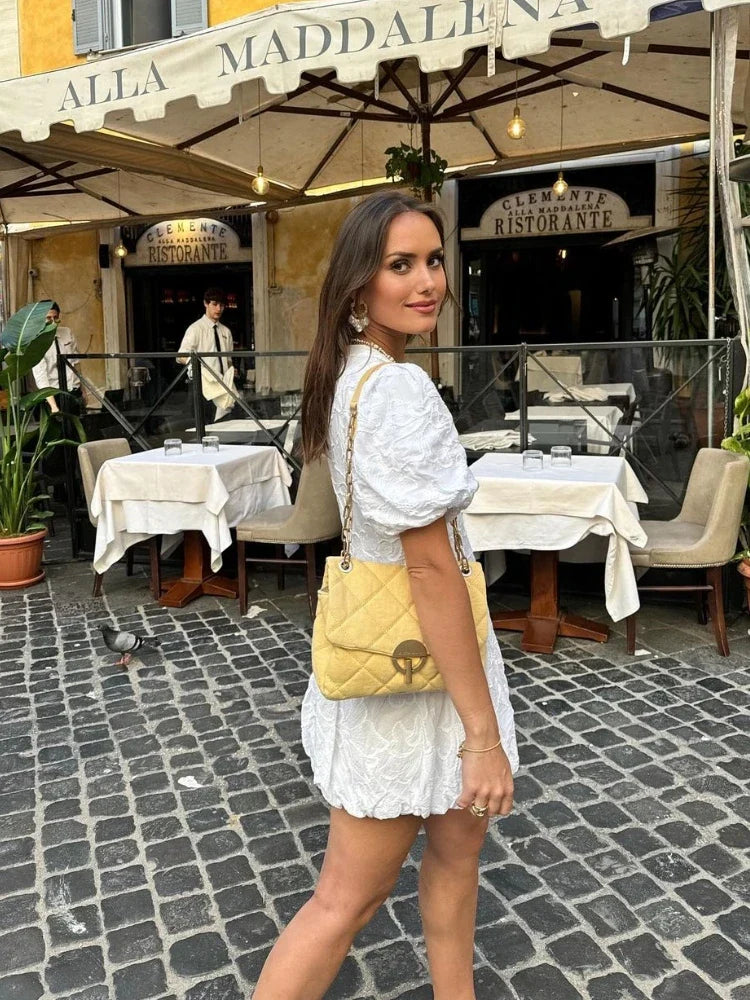 ARIA | Puff Mini Dress - Veska 