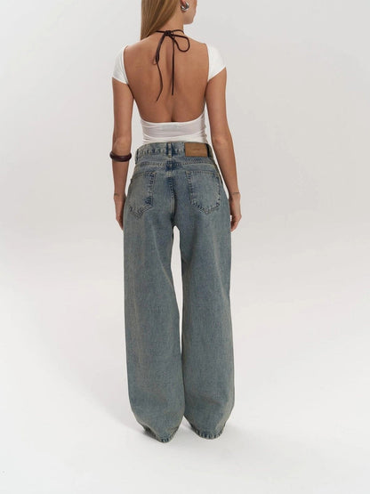 Trixie Blue Transparent Jeans - Veska 