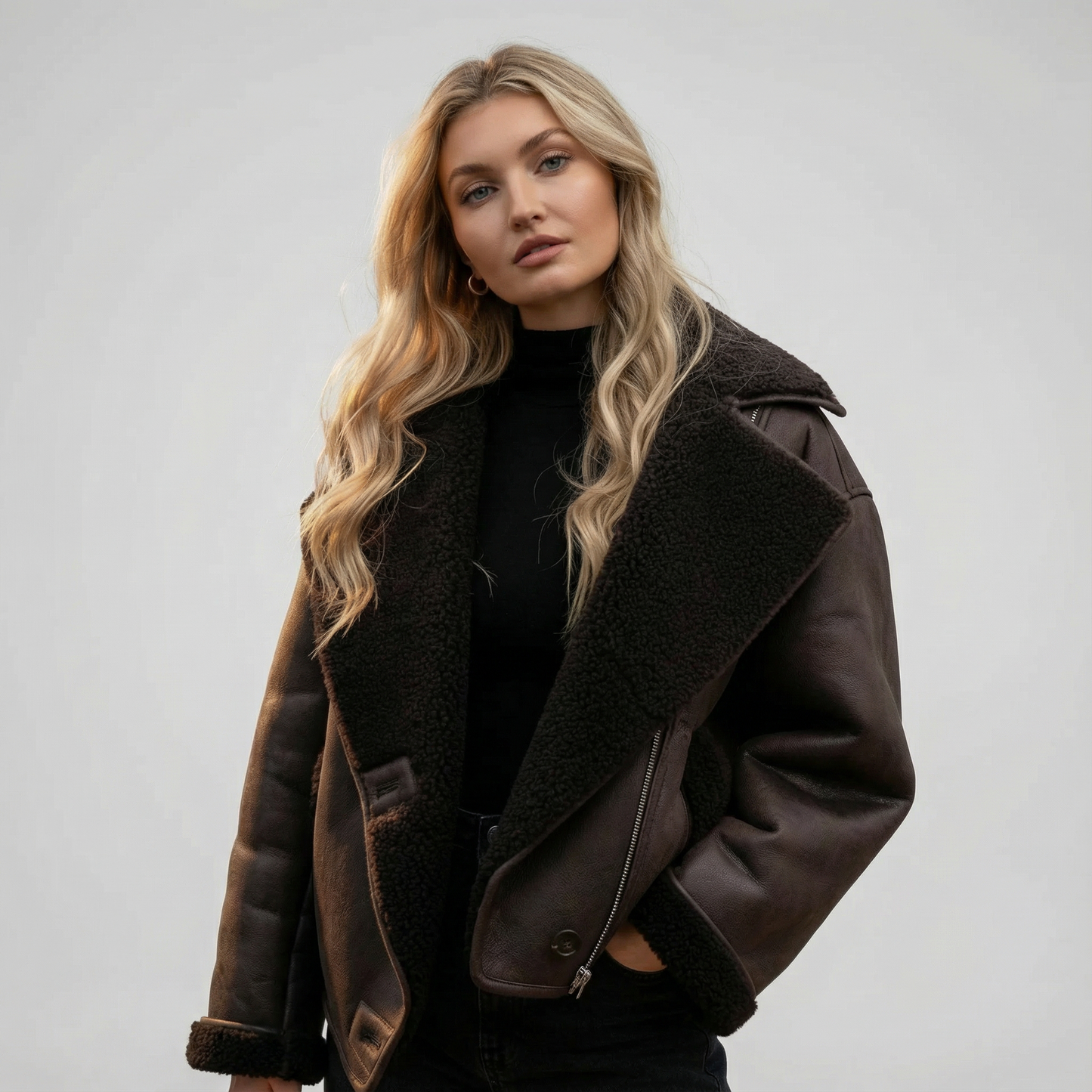 ANALIA I CHAQUETA AVIATOR - Veska 
