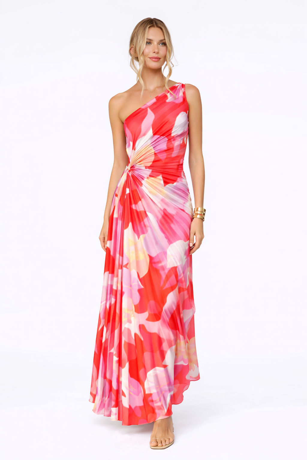 VESTIDO PLISADO FLORAL - Veska 