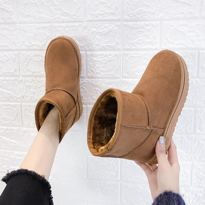 Snow Boots Winter Faux Fur Women Shoes - Veska 