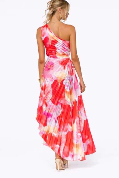 VESTIDO PLISADO FLORAL - Veska 