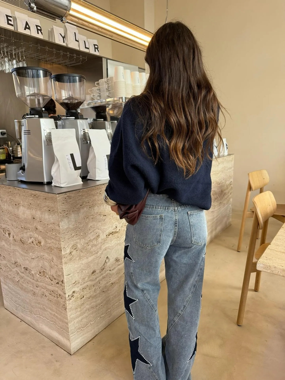 Casual Star Straight Jeans - Veska 