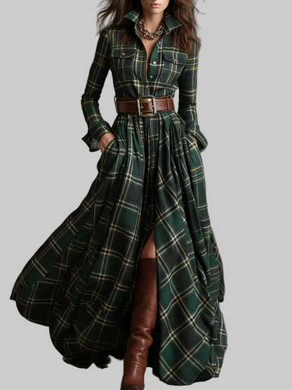 ANTONELLA I VESTIDO CUADROS - Veska 