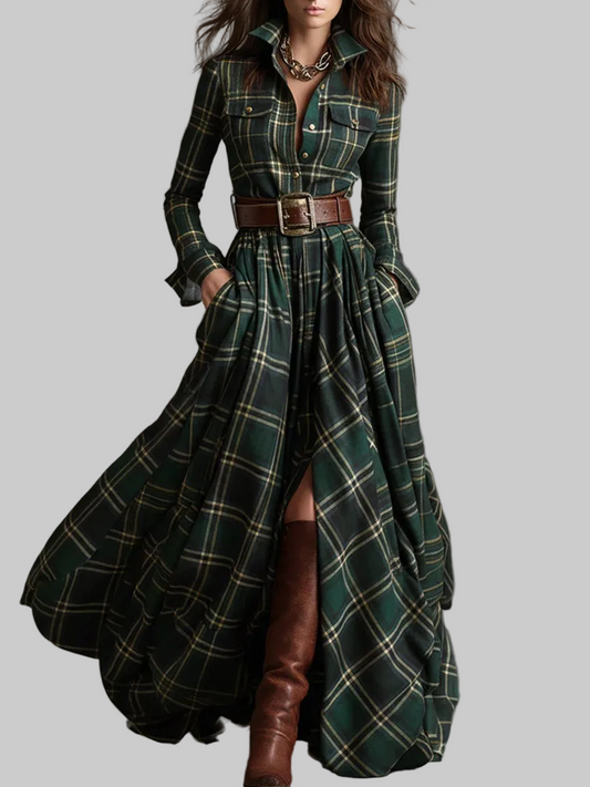 ANTONELLA I VESTIDO CUADROS - Veska 