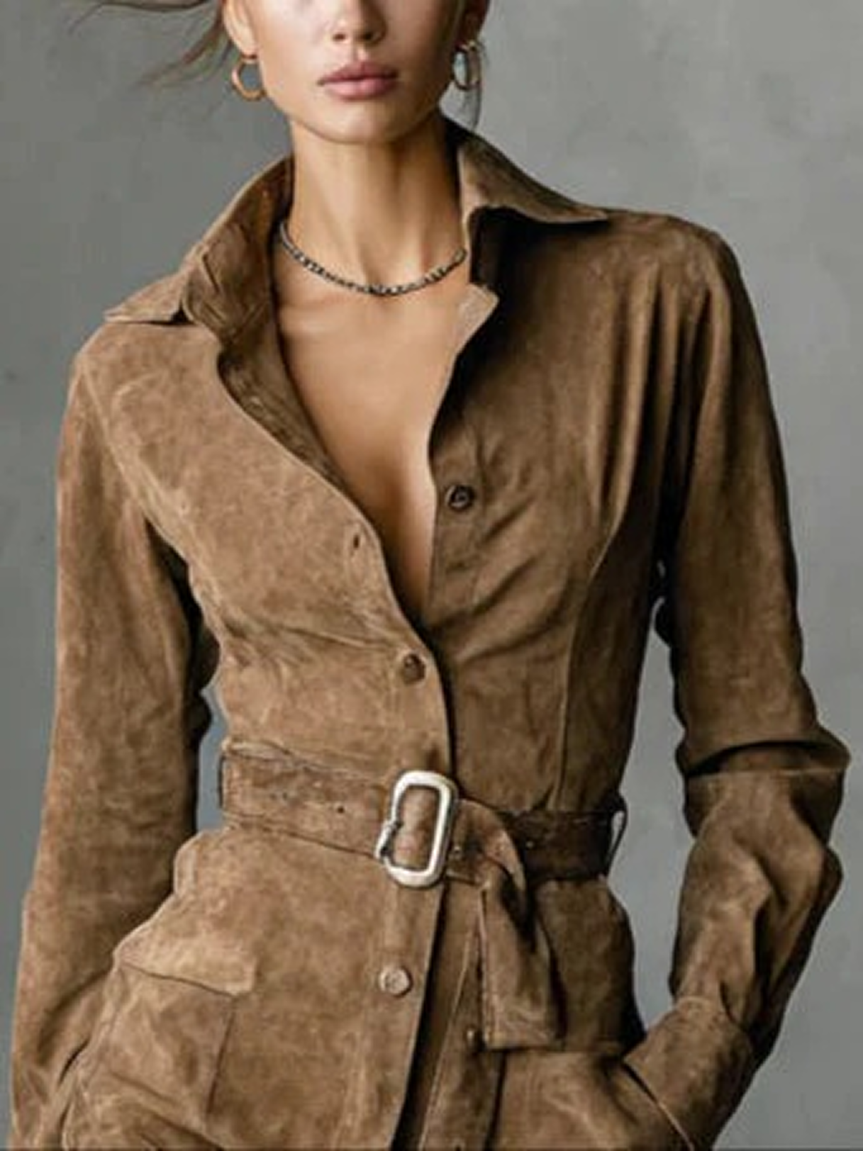 VESTIDO MIDI ANTE - Veska 