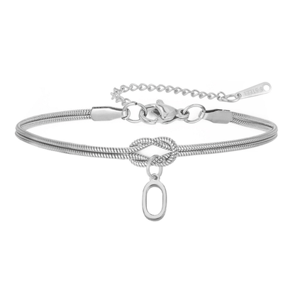 Bransoletka z literą "Knot" - Veska 