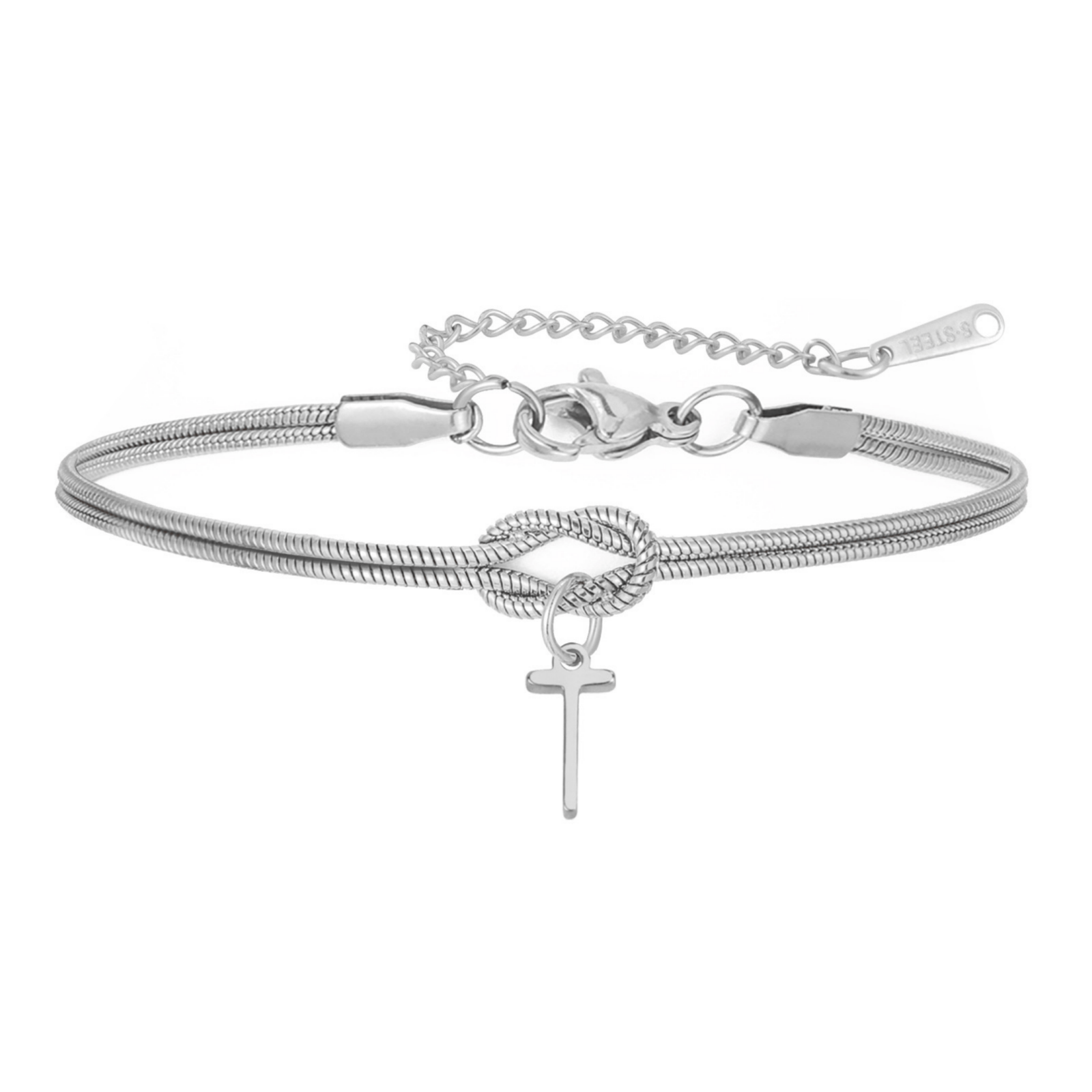 Bransoletka z literą "Knot" - Veska 