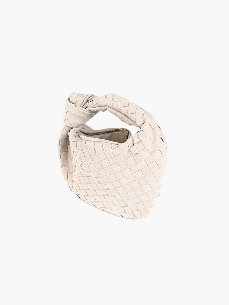 Bolso mini de ante tejido - Veska 