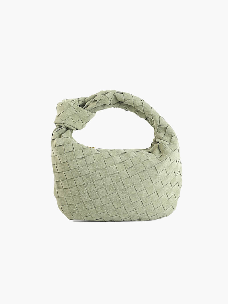 Bolso mini de ante tejido - Veska 