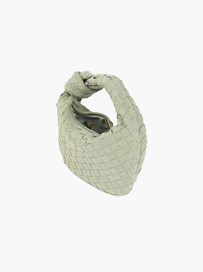 Bolso mini de ante tejido - Veska 