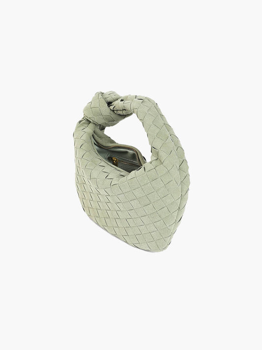 Bolso mini de ante tejido - Veska 
