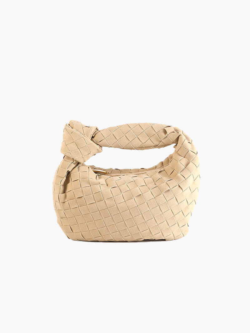 Bolso mini de ante tejido - Veska 