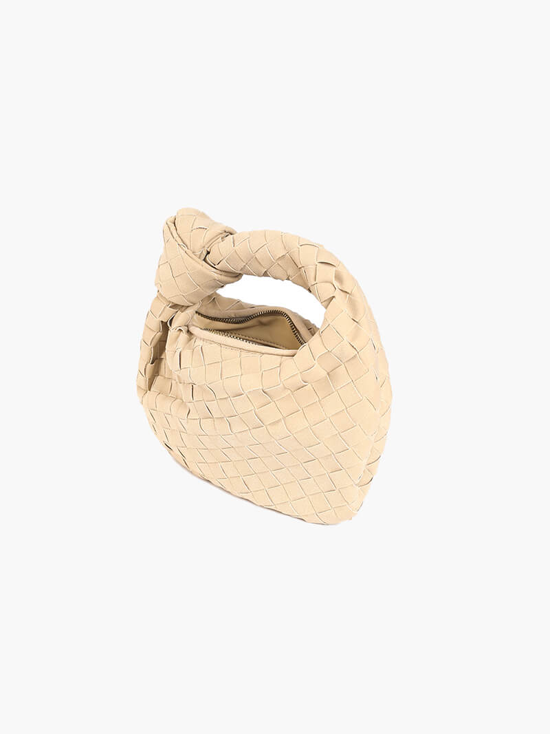 Bolso mini de ante tejido - Veska 