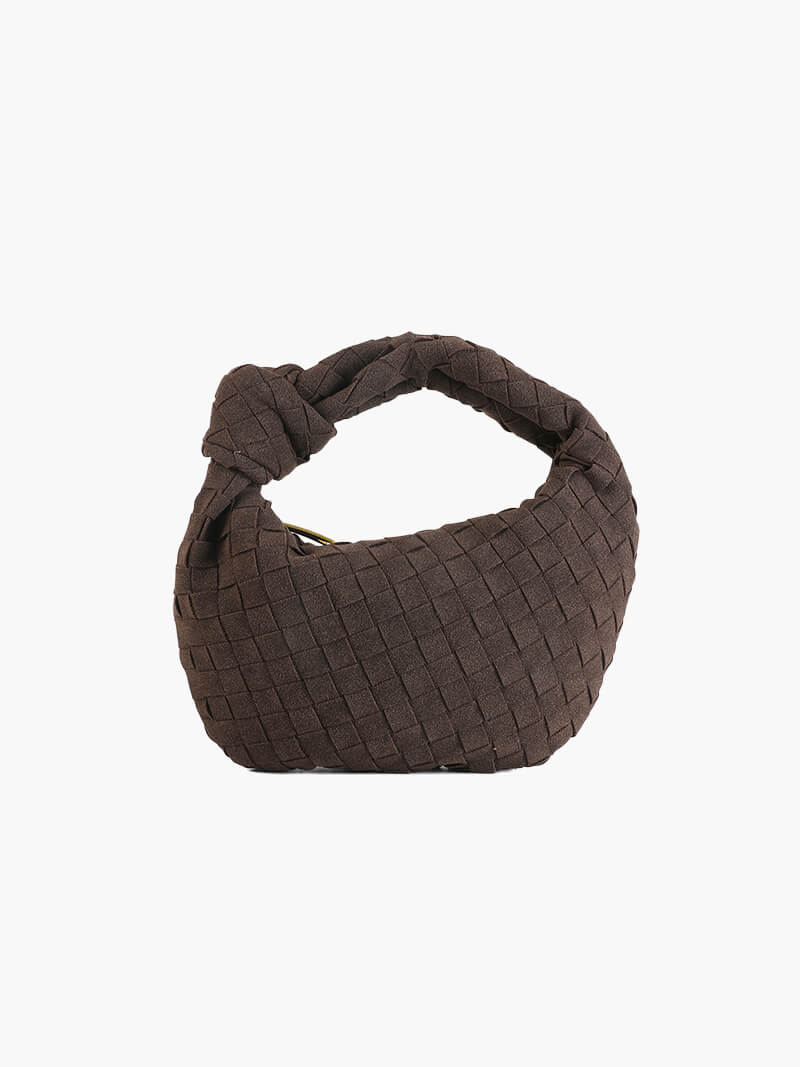Bolso mini de ante tejido - Veska 