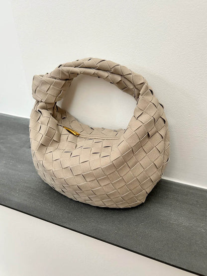 Bolso mini de ante tejido - Veska 