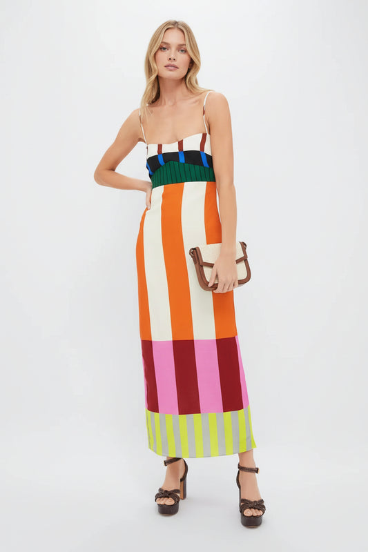 Bengal Multi Paloma Maxi Dress - Veska 